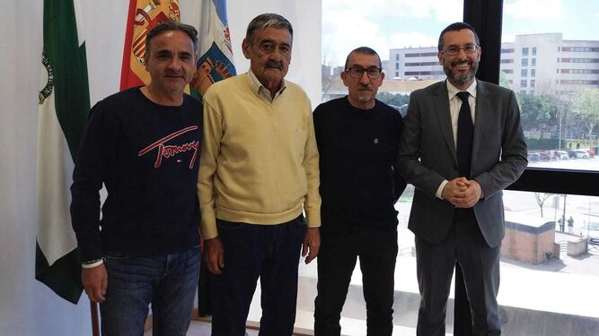 Andrés Roldán, Diego Tinajero, Paco Vallecillo y Juan Franco